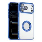 Kilifplus Apple iPhone 17 Pro Max ile Uyumlu Kılıf Kamera Korumalı, Silikon, Logo Açık Arkası Şeffaf, Tam Uyumlu, Renkli, Omega Kapak, Lila