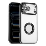 Kilifplus Apple iPhone 17 Pro Max ile Uyumlu Kılıf Kamera Korumalı, Silikon, Logo Açık Arkası Şeffaf, Tam Uyumlu, Renkli, Omega Kapak, Siyah