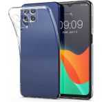Kilifplus Esnek Şeffaf Süper Silikon Kılıf Kapak (Şeffaf, Samsung Galaxy M33)