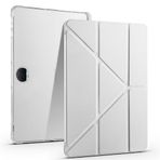 Kilifplus Honor Pad 9 ile Uyumlu Kılıf Tri Folding Silikon Kalem Bölmeli Katlanabilir Standlı PU Deri Yumuşak Kapak, Tablet Kılıfı [Akıllı Kapak, Uyku Modlu] - Gri