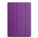 Kilifplus Huawei MatePad Air 2023 ile Uyumlu Tablet Kılıfı Smart Cover Uyku Modlu Standlı Arkası Sert Şeffaf Kapak - Mor