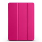 Kilifplus Huawei MatePad Air 2023 ile Uyumlu Tablet Kılıfı Smart Cover Uyku Modlu Standlı Arkası Sert Şeffaf Kapak - Pembe