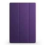 Kilifplus Huawei MatePad SE 10.4 ile Uyumlu Tablet Kılıfı Smart Cover Uyku Modlu Standlı Arkası Sert Şeffaf Kapak - Mor
