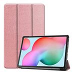 Kilifplus Huawei MatePad T8 ile Uyumlu Tablet Kılıfı Smart Cover Uyku Modlu Standlı Arkası Sert Şeffaf Kapak - Rose Gold