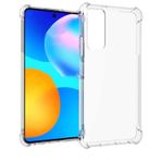 Kilifplus Huawei P Smart 2021 ile Uyumlu Kılıf Köşe Korumalı Airbag Şeffaf Silikon Anti-Shock Kapak