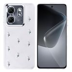 Kilifplus İnfinix Smart 9 ile Uyumlu Kılıf Şeffaf Simli Airbag Tasarımlı Kapak, Darbe Emici, Kamera Korumalı, [ Tam Uyumlu, Zarif, Kaliteli ], Lale