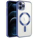 Kilifplus iPhone 11 Pro (5.8) ile Uyumlu Kılıf Kamera Korumalı, Silikon, Kablosuz Şarj Özellikli, Kamera Lens Korumalı, Renkli Demre Kapak - Sierra Mavi