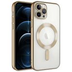 Kilifplus iPhone 11 Pro Max (6.5) ile Uyumlu Kılıf Kamera Korumalı, Silikon, Kablosuz Şarj Özellikli, Kamera Lens Korumalı, Renkli Demre Kapak - Gold