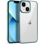 Kilifplus iPhone 14 (6.1) Kılıf Silikon Renkli Esnek Pixel Kapak - Mavi