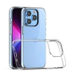 Kilifplus iPhone 14 Pro Max (6.7) ile Uyumlu Kılıf Şeffaf Pürüzsüz Yüzey, Kenarları Silikon, Sert Özel Kalıp Coss Kapak - Şeffaf
