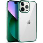 Kilifplus iPhone 14 Pro Max (6.7) Kılıf Silikon Renkli Esnek Pixel Kapak - Yeşil