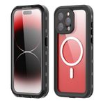 Kilifplus iPhone 15 Pro Max ile Uyumlu Kılıf Su Geçirmez Toza Dayanıklı IP68 Sertifikalı 360 Tam Koruma Kapak [ 360 Tam Koruma, Deniz Altı Resim ve Video Çekimi, Korumalı, Suya Toza Dayanıklı]