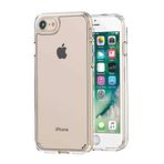 Kilifplus iPhone SE 2020/2022 ile Uyumlu Kılıf Şeffaf Pürüzsüz Yüzey, Kenarları Silikon, Sert Özel Kalıp Coss Kapak - Şeffaf