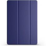 Kilifplus Lenovo Tab P12 ile Uyumlu Tablet Kılıfı Smart Cover Uyku Modlu Standlı Arkası Sert Şeffaf Kapak - Lacivert