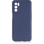 Kilifplus Oppo A16 Lacivert İnce Mat Esnek Silikon Kılıf