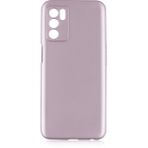 Kilifplus Oppo A16 Rose Gold İnce Mat Esnek Silikon Kılıf
