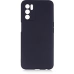 Kilifplus Oppo A16 Siyah İnce Mat Esnek Silikon Kılıf