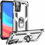 Kilifplus Oppo A36 Zırhlı Standlı Mıknatıslı Tank Kapak Gümüş Kılıf