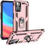 Kilifplus Oppo A76 Zırhlı Standlı Mıknatıslı Tank Kapak Rose Gold Kılıf
