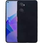Kilifplus Oppo A96 4G Siyah İnce Mat Esnek Silikon Kılıf