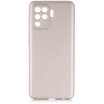 Kilifplus Oppo Reno 5 Lite İnce Mat Esnek Silikon Rose Gold Kılıf