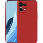 Kilifplus Oppo Reno 7 İnce Mat Esnek Silikon Kırmızı Kılıf
