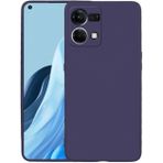 Kilifplus Oppo Reno 7 İnce Mat Esnek Silikon Lacivert Kılıf