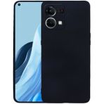 Kilifplus Oppo Reno 7 İnce Mat Esnek Silikon Siyah Kılıf