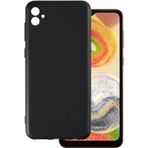 Kilifplus Samsung Galaxy A04e ile Uyumlu Kılıf Mat Lux Kamera Korumalı Renkli Yumuşak Biye Silikon Kapak - Siyah