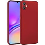 Kilifplus Samsung Galaxy A05 ile Uyumlu Kılıf Mat Esnek Lux Silikon Kapak İnce Kaliteli Renkli Yumuşak - Kırmızı
