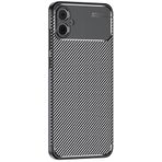 Kilifplus Samsung Galaxy A05 ile Uyumlu Kılıf Silikon Parmak İzi Bırakmayan Karbon Soft Negro Kapak - Siyah