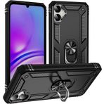 Kilifplus Samsung Galaxy A05 ile Uyumlu Kılıf Zırhlı Standlı Mıknatıslı Tank Kapak - Siyah