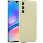 Kilifplus Samsung Galaxy A05s ile Uyumlu Kılıf Mat Esnek Lux Silikon Kapak İnce Kaliteli Renkli Yumuşak - Gold