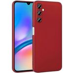Kilifplus Samsung Galaxy A05s ile Uyumlu Kılıf Mat Esnek Lux Silikon Kapak İnce Kaliteli Renkli Yumuşak - Kırmızı