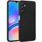Kilifplus Samsung Galaxy A05s ile Uyumlu Kılıf Mat Esnek Lux Silikon Kapak İnce Kaliteli Renkli Yumuşak - Siyah