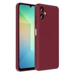Kilifplus Samsung Galaxy A06 ile Uyumlu Kılıf Kamera Korumalı İçi Kadife Dokulu Kartlık Hazneli Vitra Kapak, [ Tam Uyumlu, Kaliteli, Premium ], Mürdüm