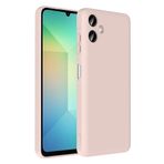 Kilifplus Samsung Galaxy A06 ile Uyumlu Kılıf Kamera Korumalı İçi Kadife Dokulu Kartlık Hazneli Vitra Kapak, [ Tam Uyumlu, Kaliteli, Premium ], Pembe