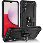 Kilifplus Samsung Galaxy A14 İle Uyumlu Kılıf Zırhlı Standlı Mıknatıslı Tank Kapak - Siyah