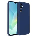 Kilifplus Samsung Galaxy A16 ile Uyumlu Kılıf Kamera Korumalı İçi Kadife Dokulu Kartlık Hazneli Vitra Kapak, [ Tam Uyumlu, Kaliteli, Premium ], Lacivert