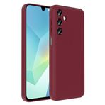 Kilifplus Samsung Galaxy A16 ile Uyumlu Kılıf Kamera Korumalı İçi Kadife Dokulu Kartlık Hazneli Vitra Kapak, [ Tam Uyumlu, Kaliteli, Premium ], Mürdüm