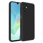 Kilifplus Samsung Galaxy A16 ile Uyumlu Kılıf Kamera Korumalı İçi Kadife Dokulu Kartlık Hazneli Vitra Kapak, [ Tam Uyumlu, Kaliteli, Premium ], Siyah