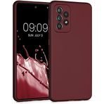 Kilifplus Samsung Galaxy A23 ile Uyumlu Kılıf Mat Esnek Lux Silikon Kapak İnce Kaliteli Renkli Yumuşak - Mürdüm