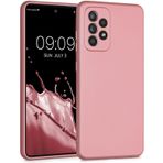 Kilifplus Samsung Galaxy A23 ile Uyumlu Kılıf Mat Esnek Lux Silikon Kapak İnce Kaliteli Renkli Yumuşak - Rose Gold