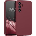 Kilifplus Samsung Galaxy A25 ile Uyumlu Kılıf Mat Esnek Lux Silikon Kapak İnce Kaliteli Renkli Yumuşak - Mürdüm