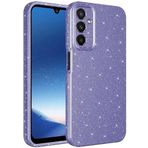 Kilifplus Samsung Galaxy A25 ile Uyumlu Silikon Kapak Simli Parlak Lux Kamera Korumalı Koton - Mor