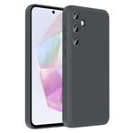 Kilifplus Samsung Galaxy A26 ile Uyumlu Kılıf Kamera Korumalı İçi Kadife Dokulu Kartlık Hazneli Vitra Kapak, [ Tam Uyumlu, Kaliteli, Premium ], Gri