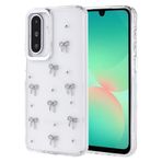 Kilifplus Samsung Galaxy A26 ile Uyumlu Kılıf Şeffaf Simli Airbag Tasarımlı Kapak, Darbe Emici, Kamera Korumalı, [ Tam Uyumlu, Zarif, Kaliteli ], Fiyonk