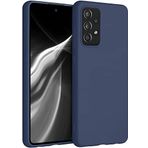 Kilifplus Samsung Galaxy A32 4g ile Uyumlu Kılıf Mat Esnek Lux Silikon Kapak İnce Kaliteli Renkli Yumuşak - Lacivert