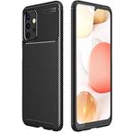 Kilifplus Samsung Galaxy A32 4G ile Uyumlu Kılıf Silikon Parmak İzi Bırakmayan Karbon Soft Negro Kapak - Siyah
