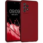 Kilifplus Samsung Galaxy A33 5G ile Uyumlu Kılıf Mat Esnek Lux Silikon Kapak İnce Kaliteli Renkli Yumuşak - Kırmızı
